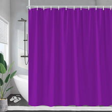 Carica l&#39;immagine nel visualizzatore della Galleria, Simple Modern European style Shower Curtain Blue Purple Green Red Color Pattern Bathroom Polyester Cloth Hanging Curtains Sets