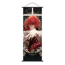 Загрузите изображение в программу просмотра галереи, Бензопила, человек, прокрутка, холст, настенная живопись, домашний декор, аниме, постер, настенное украшение для комнаты, подарок