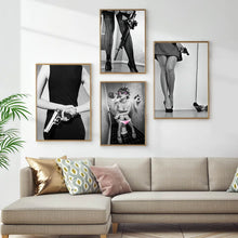 Carica l&#39;immagine nel visualizzatore della Galleria, Donne di lusso senza cornice tela pittura arte decorativa stampa poster immagine casa soggiorno camera da letto decorazione pittura