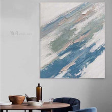 Carica l&#39;immagine nel visualizzatore della Galleria, Modern Home Abstract Art Hanging Oil Painting Handmade Canvas Wall Poster Texture Mural For Living Room Bedroom Restaurant Hotel