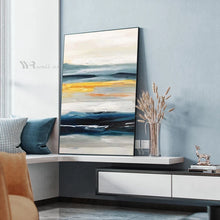 Carica l&#39;immagine nel visualizzatore della Galleria, Modern Abstract Decor Drawing Handmade Canvas Oil Painting Wall Art Hanging Poster Living Room Bedroom Porch Hotel Custom Mural