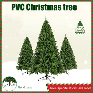 1.5m 1.8m 2.1m Crittografia PVC verde Grande albero di Natale Decorazione natalizia 2024 Capodanno Decorazione scena festa a casa