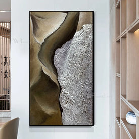 Modern Room Decoration 3D Hand Painted Abstract Canvas Oil Painting Wall Art poster Hanging Picture For Living Room Hotel Proch