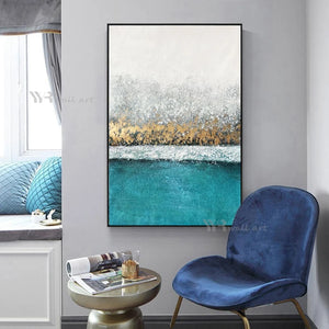 Fine Art Oil Painting Modern Abstract Handmade Canvas Poster Living Room Bedroom Foyer Hotel Light Luxury Decor Hanging Picture