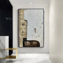 Carica l&#39;immagine nel visualizzatore della Galleria, Modern Abstract Handmade Acrylic Oil Painting On Canvas Texture Wall Art Picture Hanging Poster For Living Room Bedroom Unfarmed