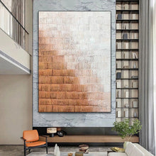 Carica l&#39;immagine nel visualizzatore della Galleria, Unique Wall Art Texture Oil Painting Handmade Abstract Modern Decor Canvas Picture Living Room Bedroom Restaurant Hanging Poster