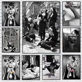 Donna sexy senza cornice pittura su tela arte decorativa stampa poster immagine casa soggiorno camera da letto decorazione pittura