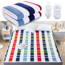 Cargar imagen en el visor de la galería, Manta calefactora eléctrica europea, Manta calefactora más gruesa de 220V para el cuerpo, mantas doble eléctrico, colchones calefactables