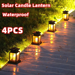 Lanterne solaire de jardin à LED, luminaire décoratif d'extérieur, idéal pour un Camping, une pelouse, un jardin, ou comme noël