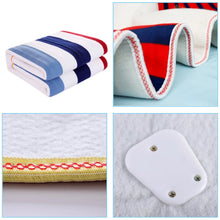 Cargar imagen en el visor de la galería, Manta calefactora eléctrica europea, Manta calefactora más gruesa de 220V para el cuerpo, mantas doble eléctrico, colchones calefactables