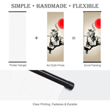 Cargar imagen en el visor de la galería, Rollos colgantes de lienzo tradicional japonés, imágenes impresas, arte de pared clásico, pintura, decoración del hogar, carteles modulares para sala de estar