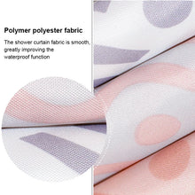 Load image into Gallery viewer, Nordic Shower Curtain Geometric Color Block Bath Curtains Wifi Pattern Waterproof Bath Curtain Extra Large Wide 12pcs Hooks