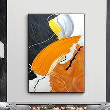 Cargar imagen en el visor de la galería, Cinco arte 100% pintura al óleo hecha a mano lienzo arte de la pared pinturas al óleo lienzo arte abstracto decoración del hogar cuadros de pared sin marco