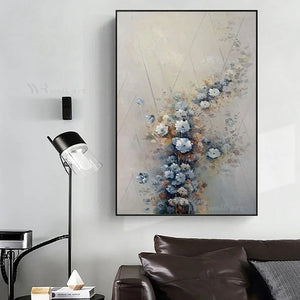 Unique Design Beautiful Flowers Piture For Gift Handmade Canvas Oil Painting Wall Art Poster Home Decor For Living Room Entrance