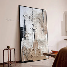 Carica l&#39;immagine nel visualizzatore della Galleria, Nordic Art Mural Canvas Poster For Wall Decor Picture Handmade Oil Painting Home Aesthetics Hanging Image Living Room Bedroom