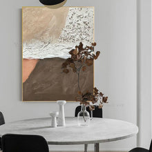 Load image into Gallery viewer, Modern Minimalist Abstract Art Oil Painting Hand Draw Canvas Texture Acrylic Poster Wall Decor Picture for Living Room Bedroom