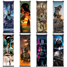 Carica l&#39;immagine nel visualizzatore della Galleria, Movie Canvas Painting Star Wars Boba Fett Poster Classic Wall Picture Hanging Scrolls Cuadros Living Room Home Decoration Mural