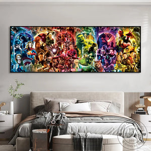 Affiche de film de super-héros Disney End Game Avengers, imprimés de Marel, peinture sur toile, tableau d'art mural, décoration de maison, Cuadros, meilleur cadeau