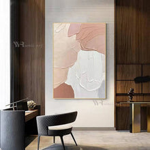 Cargar imagen en el visor de la galería, Handmade Art Abstract Decorative Oil Painting Modern Acrylic Poster Living Room Wall Canvas Mural Bedroom Porch Hanging Picture