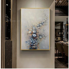 Carica l&#39;immagine nel visualizzatore della Galleria, Unique Design Beautiful Flowers Piture For Gift Handmade Canvas Oil Painting Wall Art Poster Home Decor For Living Room Entrance