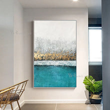 Cargar imagen en el visor de la galería, Fine Art Oil Painting Modern Abstract Handmade Canvas Poster Living Room Bedroom Foyer Hotel Light Luxury Decor Hanging Picture