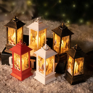 Linterna navideña de Papá Noel, luces de viento, decoración navideña, manualidades para el hogar, adornos navideños, regalos de Año Nuevo 2022, 2023