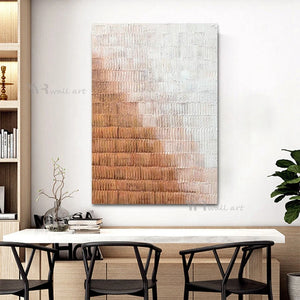 Unique Wall Art Texture Oil Painting Handmade Abstract Modern Decor Canvas Picture Living Room Bedroom Restaurant Hanging Poster