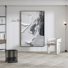 Carica l&#39;immagine nel visualizzatore della Galleria, Moderna trama astratta Dipinti su tela acrilica Decorazione della parete Immagine Arte 100% dipinto a mano Ultimo disegno Pittura a olio Nave libera