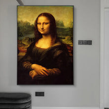 Charger l&#39;image dans la galerie, Toile d&#39;art mural pour décoration de maison, images murales pour salon, imprimés de Mona Lisa, affiches et imprimés de peinture murale