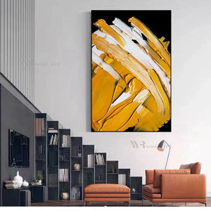 Abstract Oil Painting Handmade Thick Texture Decoration Poster Modern Living Room Bedroom Porch Hotel Wall Art Hanging Picture