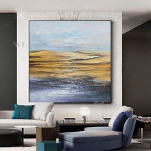 Laden Sie das Bild in den Galerie-Viewer, Abstract Landscape Wall Poster Canvas Art Modern Handmade Oil Painting Home Decoration Picture Living Room Bedroom Restaurant