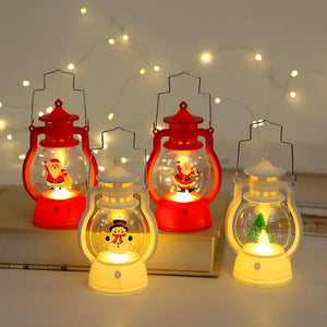 LDHLM Christmas Decorative lamp LED Lantern Light Santa Claus Merry Christmas Decorations for Home 2023 Xmas Navidad Noel Gift