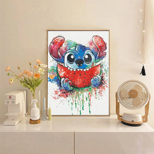 Disney Stitch Diamond Painting Cartoon Decorazione della camera da letto per bambini 5D Fai da te Completo rotondo/quadrato Ricamo a mosaico Regalo fatto a mano