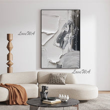 Carica l&#39;immagine nel visualizzatore della Galleria, Moderna trama astratta Dipinti su tela acrilica Decorazione della parete Immagine Arte 100% dipinto a mano Ultimo disegno Pittura a olio Nave libera