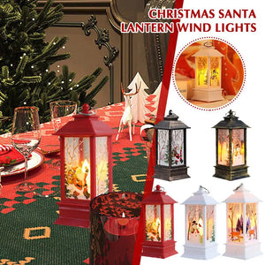 Linterna navideña de Papá Noel, luces de viento, decoración navideña para el hogar, Navidad 2022, adornos navideños, regalos de Año Nuevo 20 O1w4