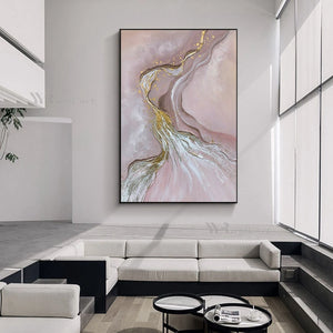 Modern Popular Abstract Decorative Painting Handmade Oil Painting On Canvas Wall Art Light Luxury Aesthetic Mural For Home Hotel