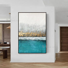 Cargar imagen en el visor de la galería, Fine Art Oil Painting Modern Abstract Handmade Canvas Poster Living Room Bedroom Foyer Hotel Light Luxury Decor Hanging Picture