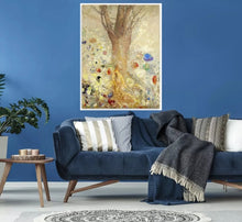 Carica l&#39;immagine nel visualizzatore della Galleria, Symbolism Art Famous Canvas Oil Paintings Zen Buddha by Odilon Redon Home Wall Decor Painting for Living Room Wall Hand Painted