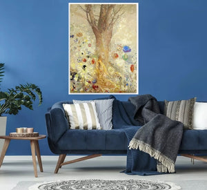 Symbolism Art Famous Canvas Oil Paintings Zen Buddha by Odilon Redon Home Wall Decor Painting for Living Room Wall Hand Painted