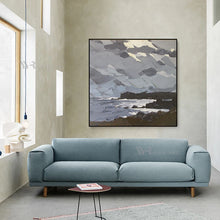 Carica l&#39;immagine nel visualizzatore della Galleria, Modern Home Decor Wall Art Canvas Handmade Abstract Oil Painting Thick Texture Mural For Living Room Bedroom Porch Restaurant