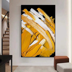 Abstract Oil Painting Handmade Thick Texture Decoration Poster Modern Living Room Bedroom Porch Hotel Wall Art Hanging Picture