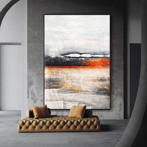 New Abstract Minimalist Art Oil Painting 100% Hand Painted Canvas Poster Home Hotel Aesthetics Mural Living Room Bedroom Picture