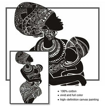 Load image into Gallery viewer, White Wall Picture Poster Print Home Decor Beautiful  Woman abstract Bedroom Wall Art Canvas Painting  room decoration