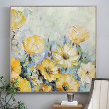 Charger l&#39;image dans la galerie, Home Aesthetics Decoration Mural Abstract 3D Flowers Art Canvas Wall Poster Handmade Oil Painting Restaurant Bedroom Living Room