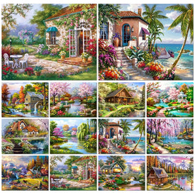 Pintura de diamante 5D artesanal 