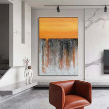 Carica l&#39;immagine nel visualizzatore della Galleria, Nordic Wall Art Decorative Oil Painting Modern Acrylic Canvas Poster 100% Handmade Texture Mural for Living Room Bedroom Hotel