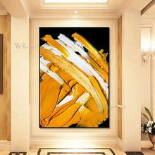 Laden Sie das Bild in den Galerie-Viewer, Abstract Oil Painting Handmade Thick Texture Decoration Poster Modern Living Room Bedroom Porch Hotel Wall Art Hanging Picture