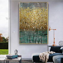 Carica l&#39;immagine nel visualizzatore della Galleria, New Custom Oil Painting Wall Art Hanging Poster Handmade Canvas Mural Modern Abstract Money Tree Image For Home Hotel Decoration