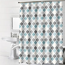 Charger l&#39;image dans la galerie, Rideaux de douche imperméables lanterne colorée, grands rideaux de salle de bain en tissu Polyester, rideau anti-moisissure de bain avec 12 crochets