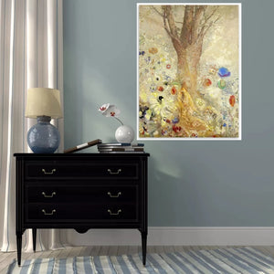 Symbolism Art Famous Canvas Oil Paintings Zen Buddha by Odilon Redon Home Wall Decor Painting for Living Room Wall Hand Painted